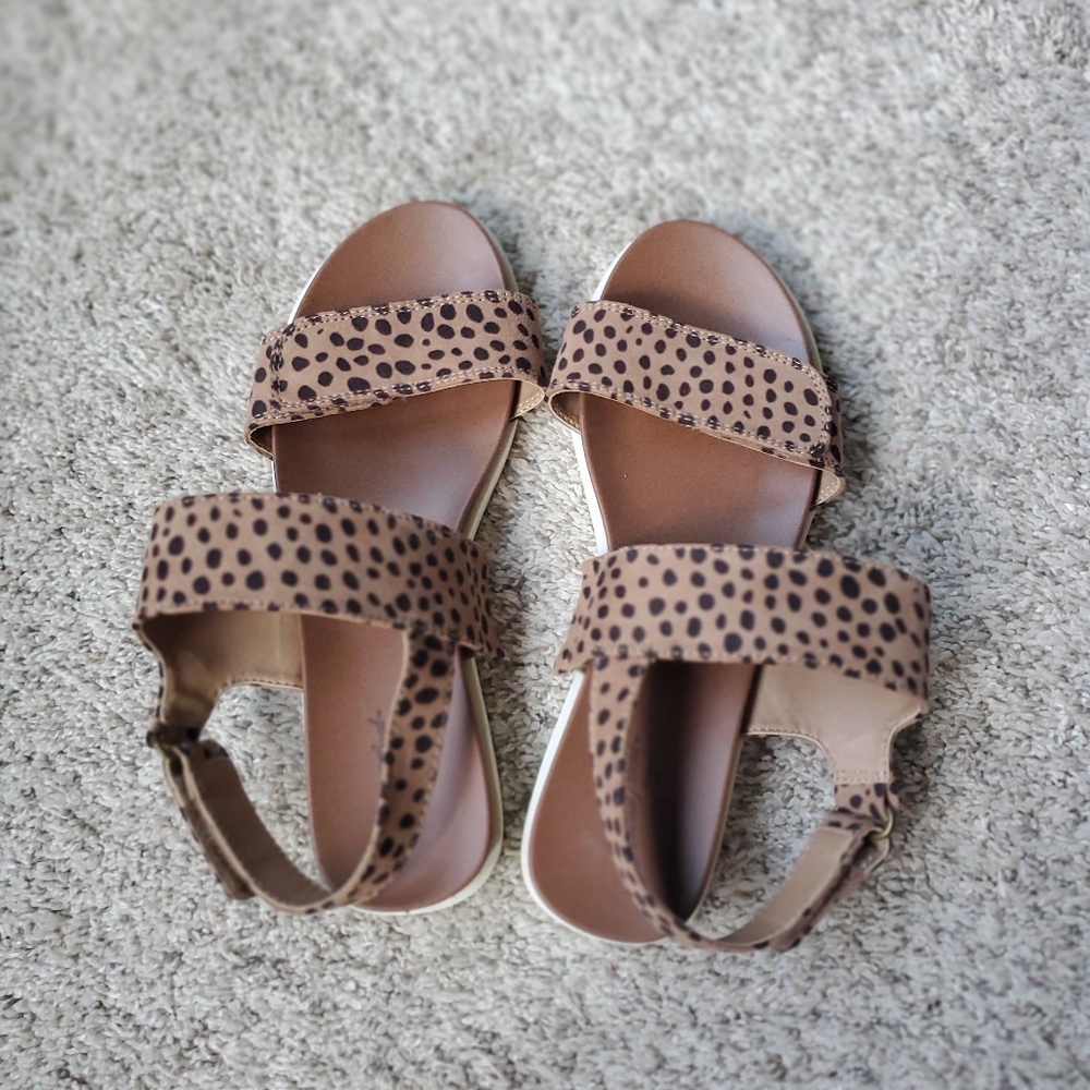 Women's Cheetah Print Sandals